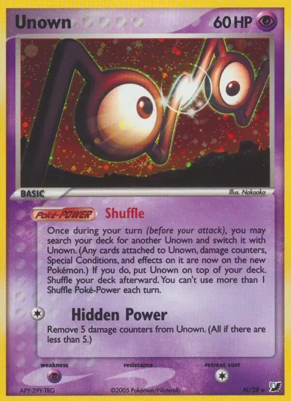 EX Unseen Forces - Unown