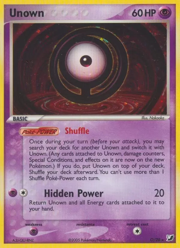 EX Unseen Forces - Unown