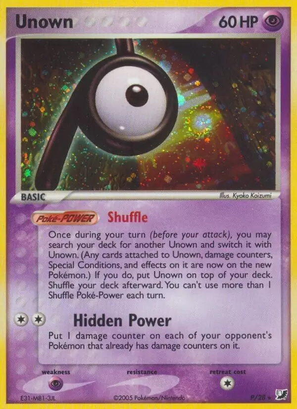 EX Unseen Forces - Unown