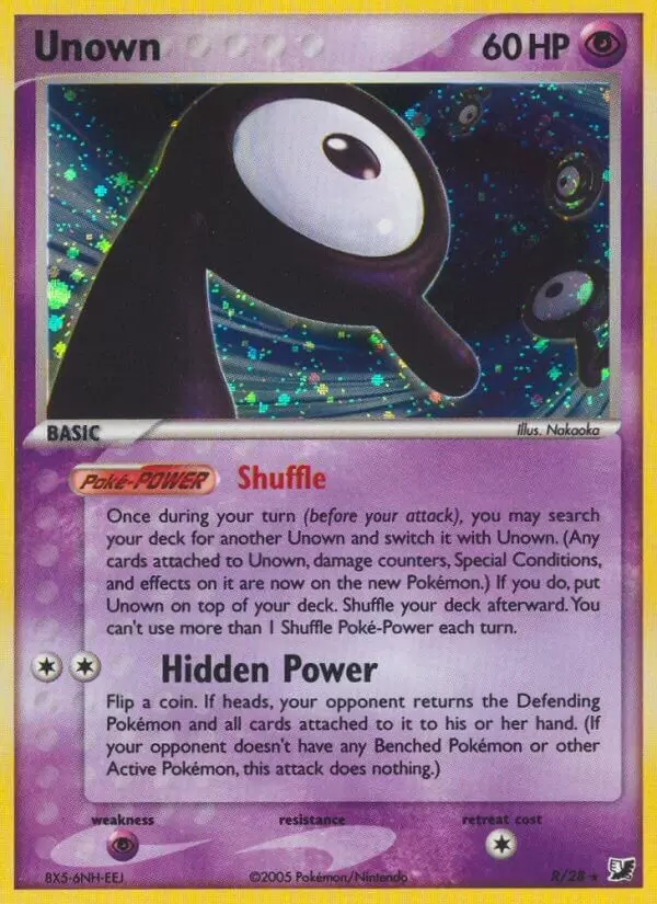 EX Unseen Forces - Unown
