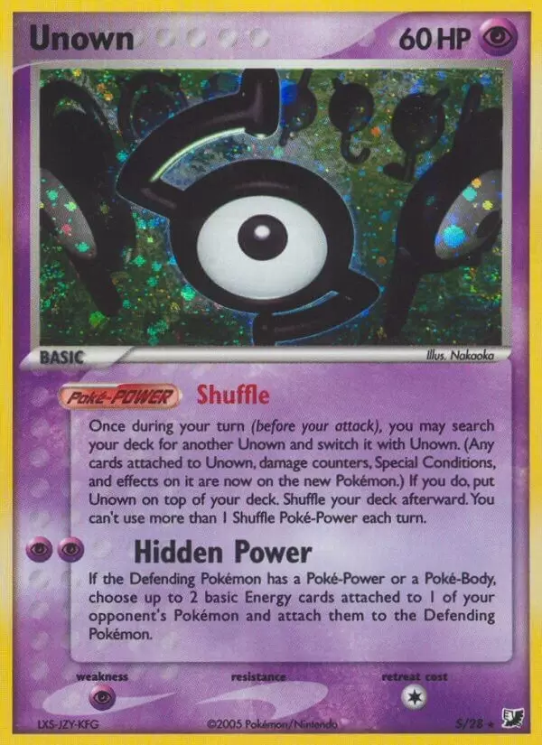 EX Unseen Forces - Unown