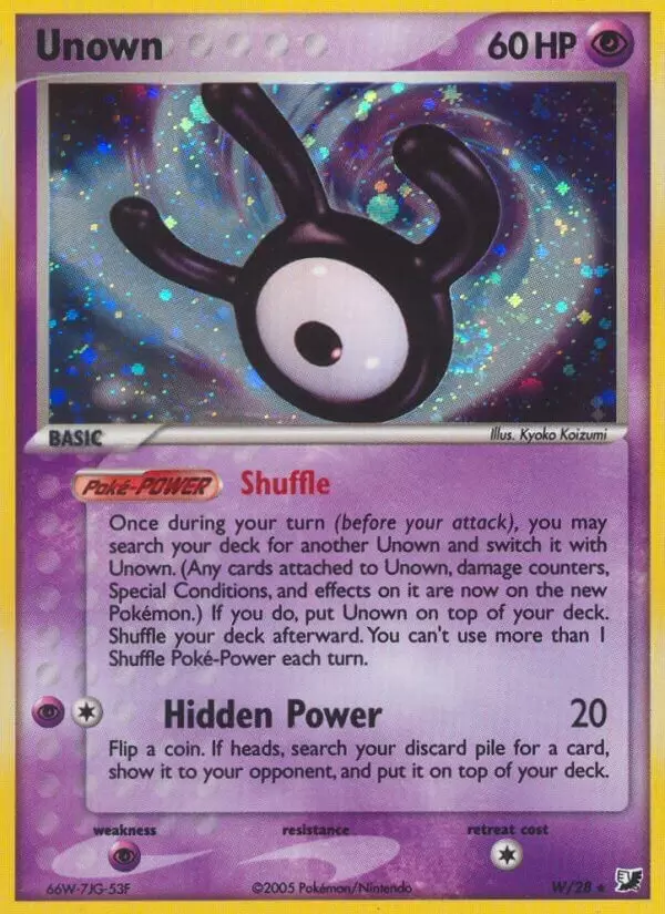 EX Unseen Forces - Unown