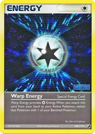 EX Unseen Forces - Warp Energy Holo Logo