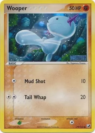 EX Unseen Forces - Wooper Holo Logo