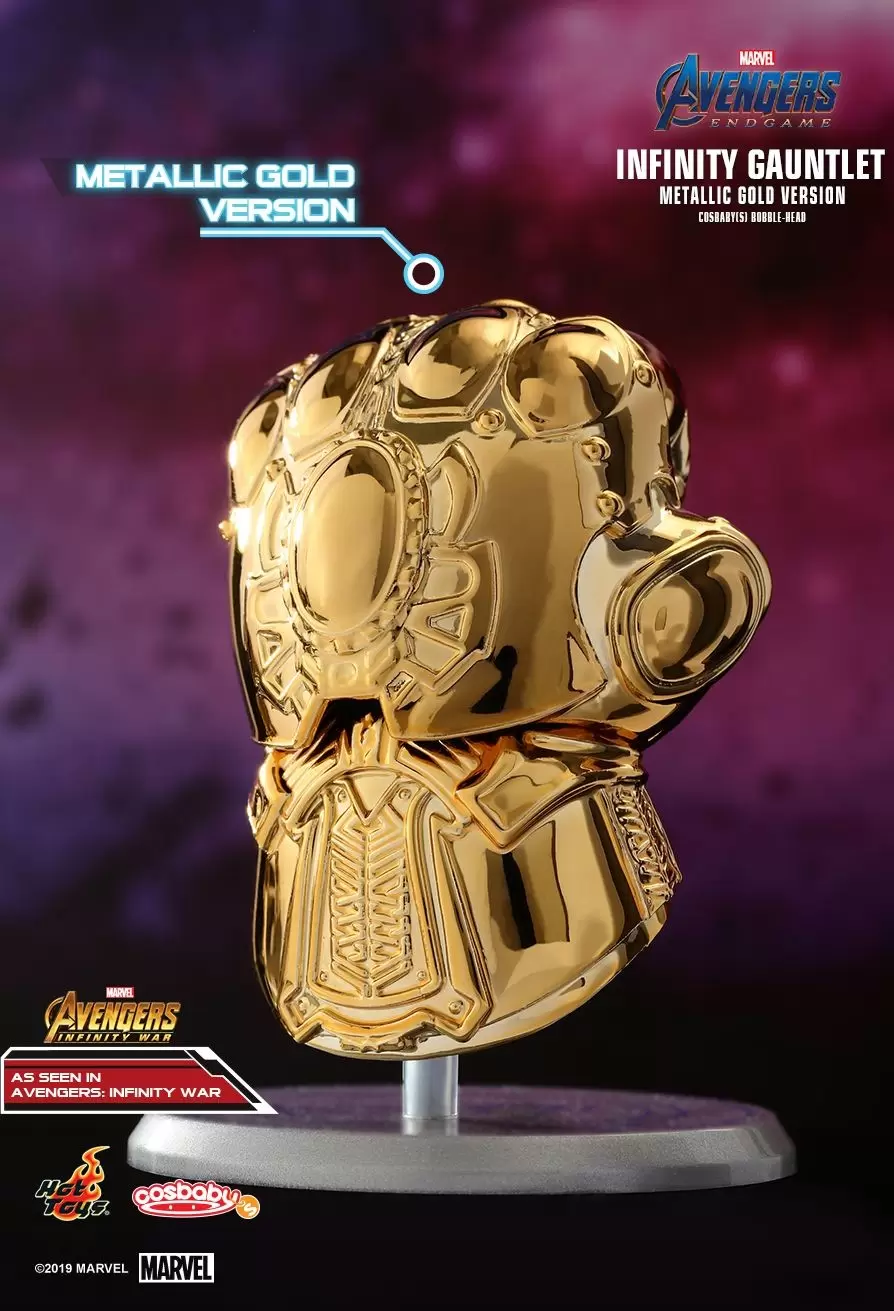 Hot Toys Cosbaby Endgame Infinity Gauntlet Marvel Avengers 