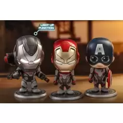 Avengers: Endgame - Team Suit Set Iron Man, Captain America & War Machine