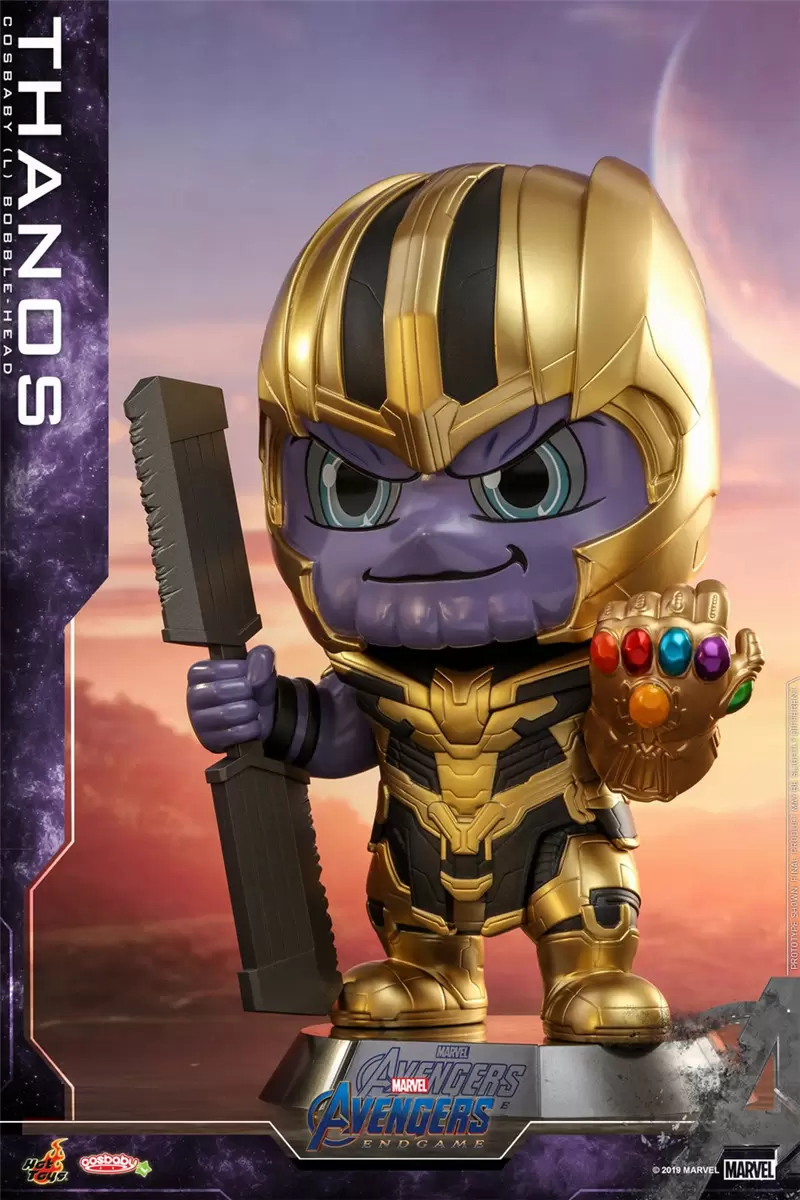 Hot Toys Avengers Infinity War Thanos Metallic Color Cosbaby 