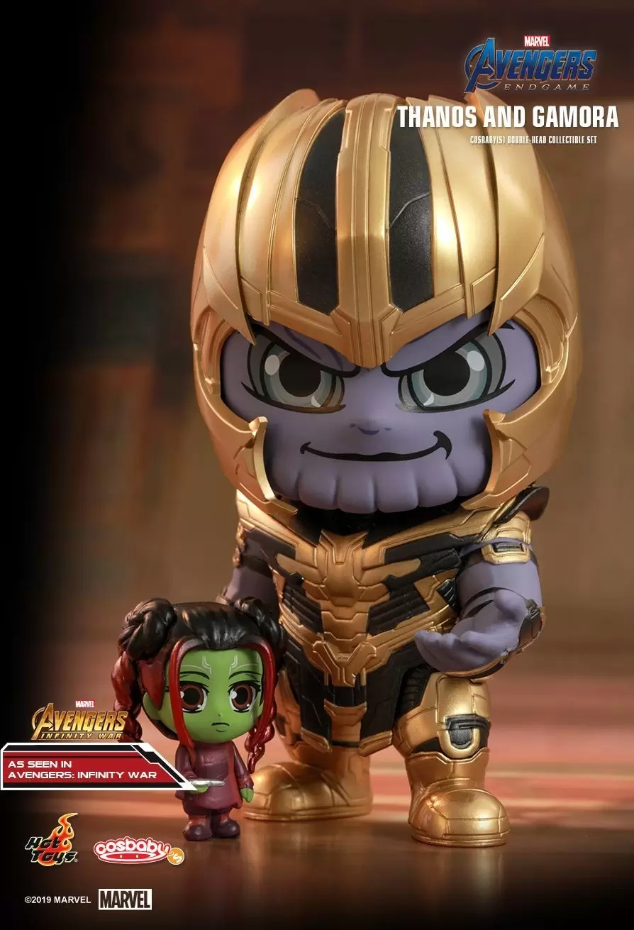 Cosbaby Figures - Avengers: Endgame - Thanos & Gamora
