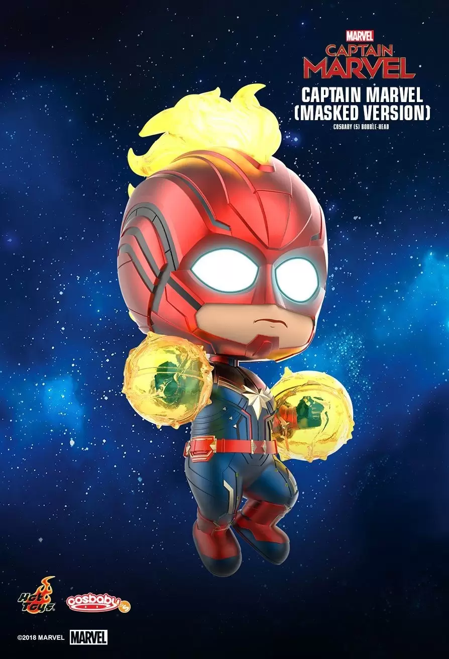 Cosbaby Figures - Captain Marvel - Captain Marvel (Masked Version)
