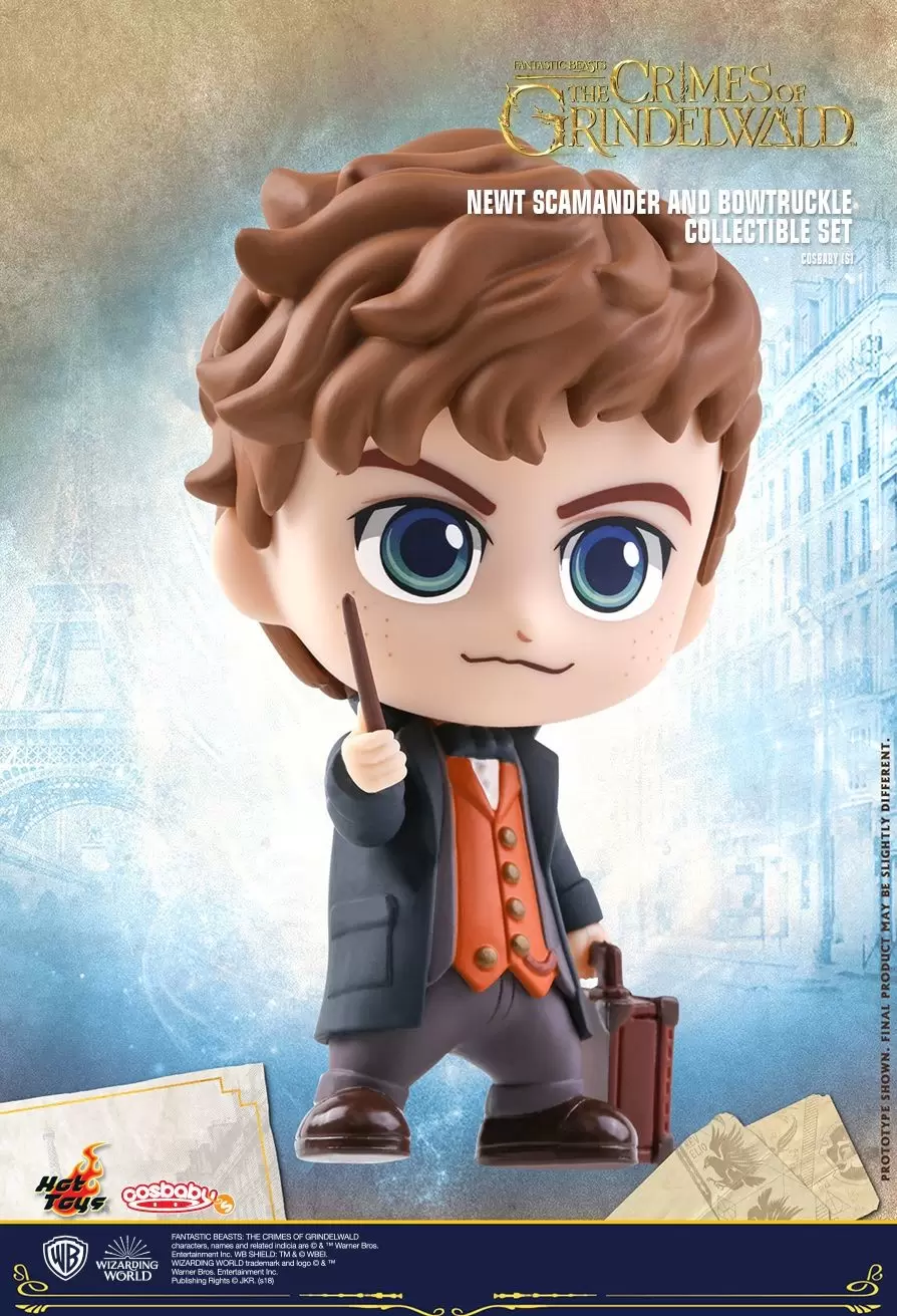 Cosbaby Figures - Fantastic Beasts: The Crimes of Grindelwald - Newt Scamander & Bowtruckle