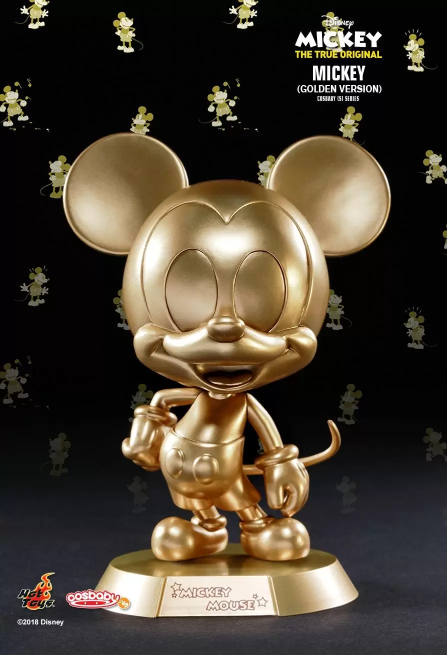 Cosbaby Figures - Mickey 90th Anniversary - Mickey (Golden version)