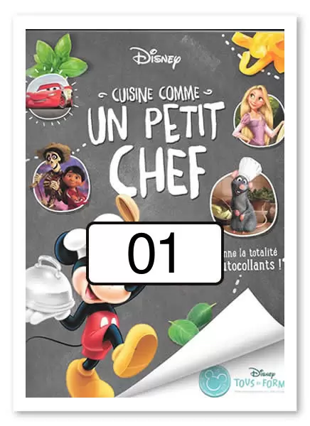 Cuisine comme un petit chef -  Netto - RATATOUILLE (Puzzle 01/02) La quiche inspirée par Rémy