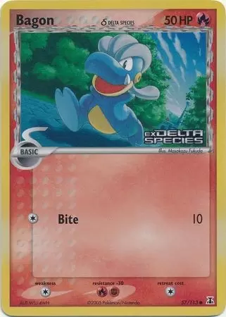 EX Delta Species - Bagon Holo Logo