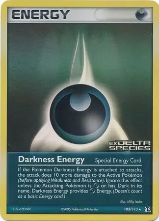 EX Delta Species - Darkness Energy Holo Logo