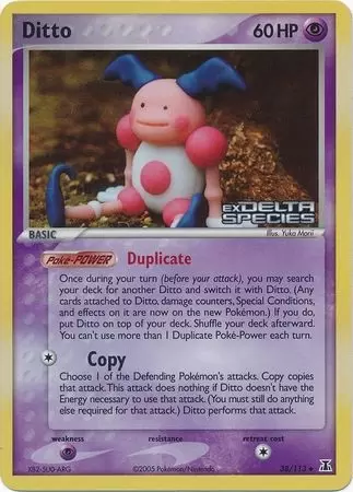 Ditto - 063/113 (Pikachu) - Delta Species - Pokemon