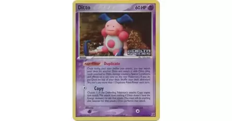 Ditto EX Delta Species Pokemon Card