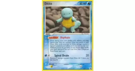 Ditto EX Delta Species Pokemon Card