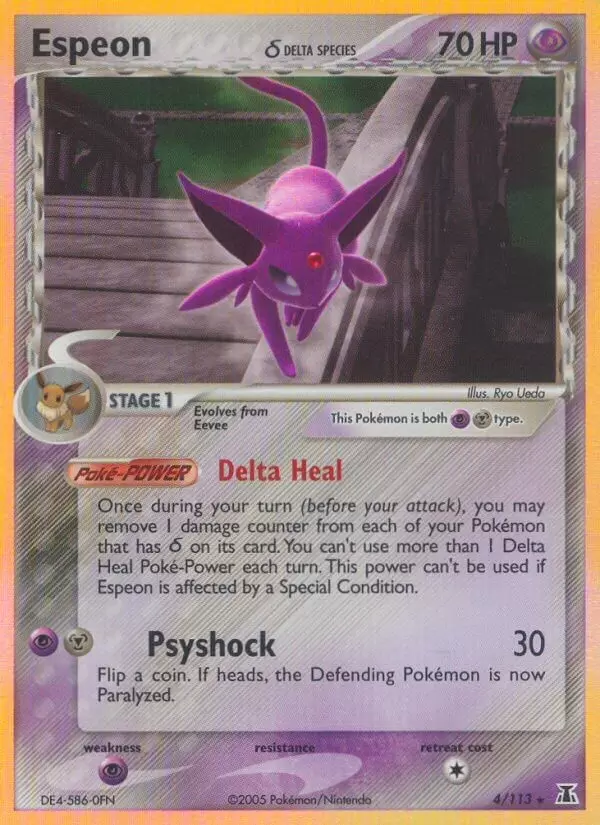 EX Delta Species - Espeon Holo
