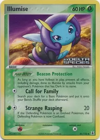 EX Delta Species - Illumise Holo Logo
