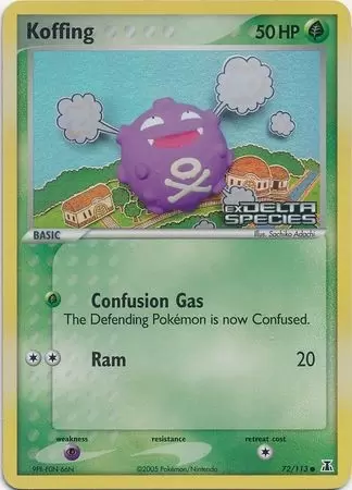 EX Delta Species - Koffing Holo Logo
