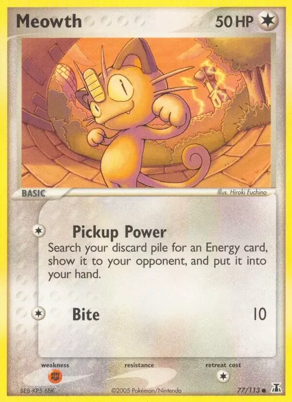 EX Delta Species - Meowth