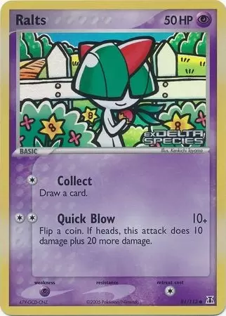 EX Delta Species - Ralts Holo Logo