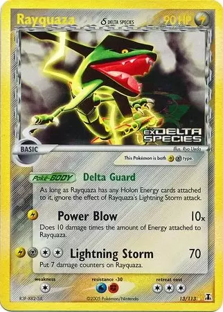 EX Delta Species - Rayquaza Holo Logo