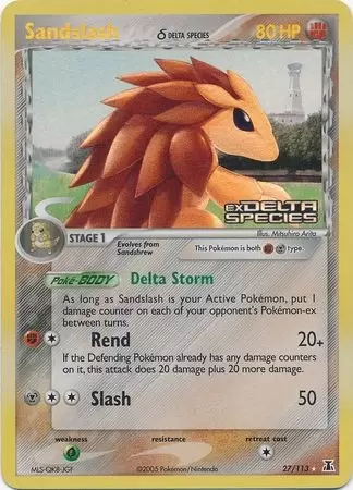 EX Delta Species - Sandslash Holo Logo