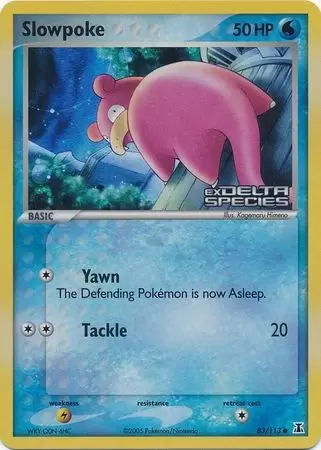 EX Delta Species - Slowpoke Holo Logo