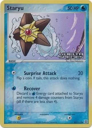 EX Delta Species - Staryu Holo Logo