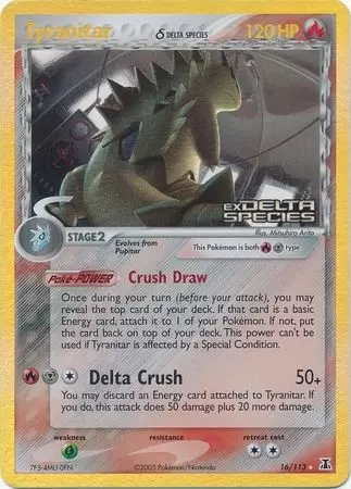 EX Delta Species - Tyranitar Holo Logo