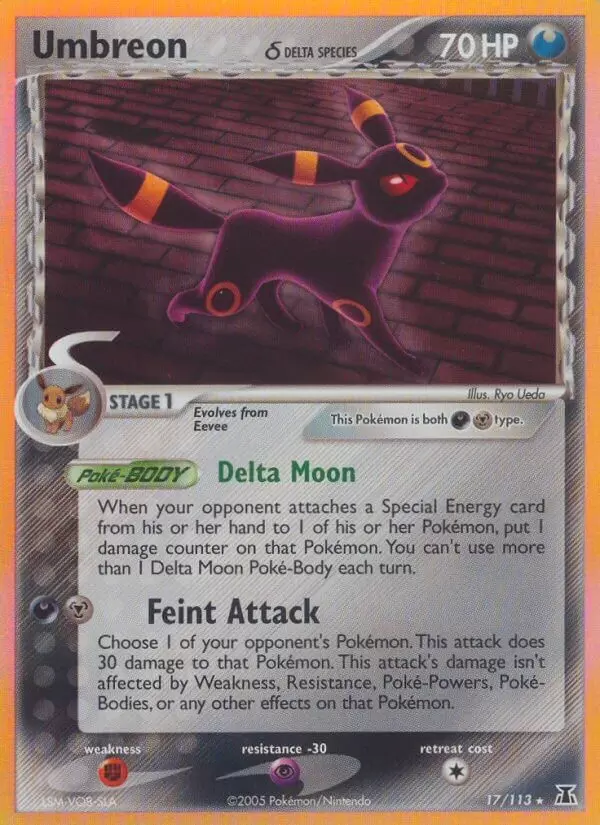 EX Delta Species - Umbreon Holo