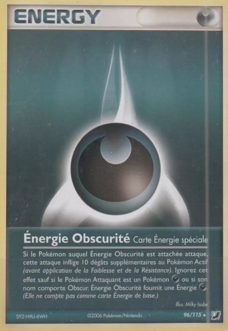 EX Forces cachées - Énergie Obscurité
