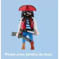 Pirate avec jambe de bois
