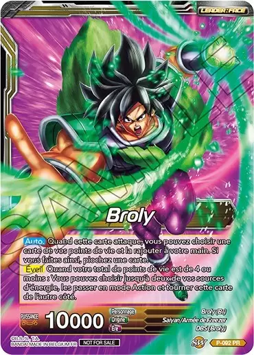 Dragon Ball Super Carte Promo FR - Broly // Broly, la Menace réveillée