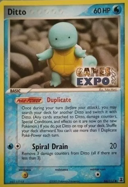 Ditto - 064/113 (Squirtle) - Delta Species - Pokemon