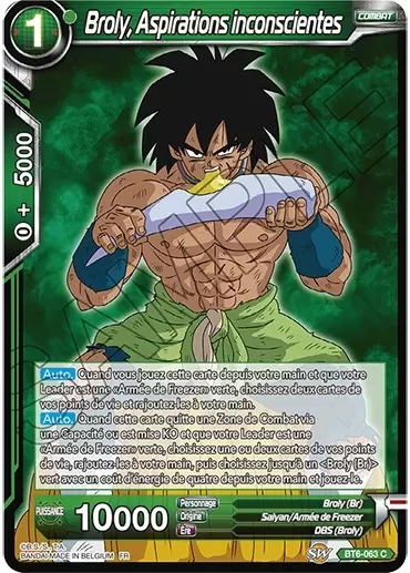 Destroyer Kings [BT6] - Broly, Aspirations inconscientes