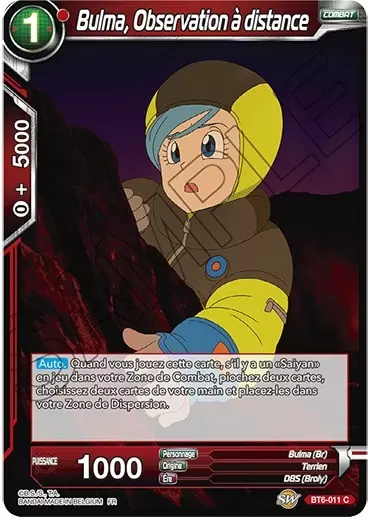 Destroyer Kings [BT6] - Bulma, Observation à distance