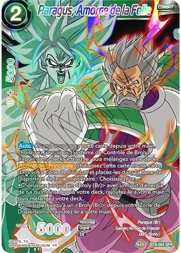 Destroyer Kings [BT6] - Paragus, Amorce de la Folie