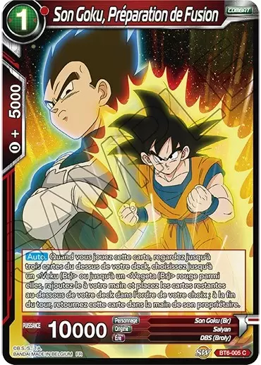 Destroyer Kings [BT6] - Son Goku, Préparation de Fusion