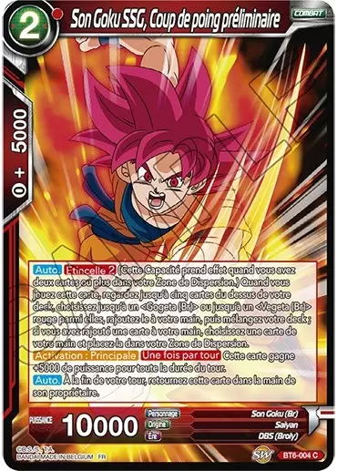 Destroyer Kings [BT6] - Son Goku SSG, Coup de poing préliminaire