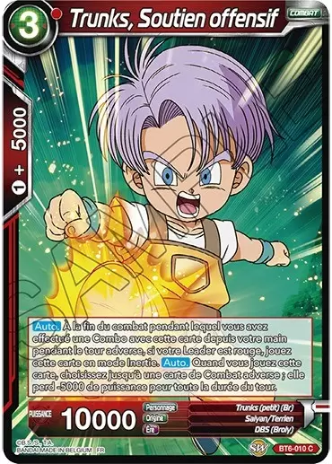 Destroyer Kings [BT6] - Trunks, Soutien offensif