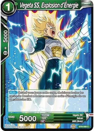 Destroyer Kings [BT6] - Vegeta SS, Explosion d’Énergie
