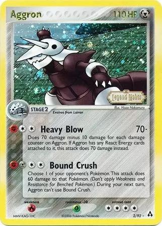 EX Legend Maker - Aggron Holo Logo