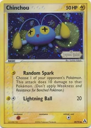 EX Legend Maker - Chinchou Holo Logo