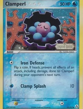 EX Legend Maker - Clamperl Holo Logo
