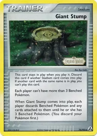 EX Legend Maker - Giant Stump Holo Logo