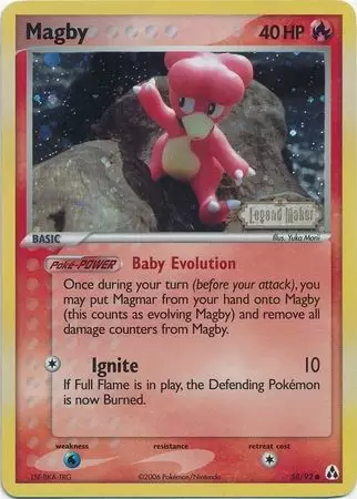 EX Legend Maker - Magby Holo Logo