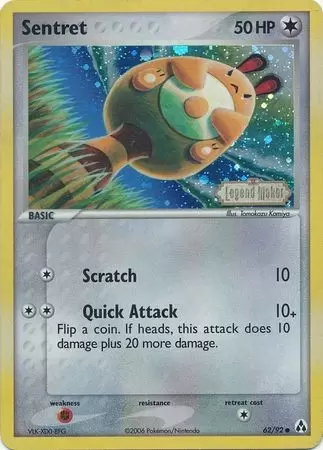 EX Legend Maker - Sentret Holo Logo