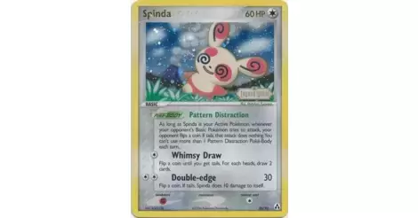 Spinda Holo Logo - EX Legend Maker Pokémon card 26/92